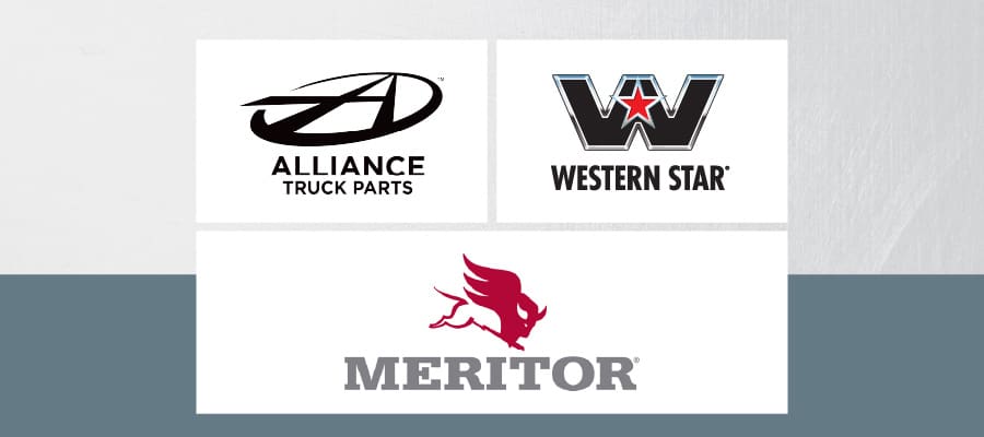 We work with Alliance, Western Star, Meritor, and much more!
