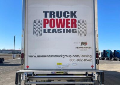 Truck Power Leasing Back Logo